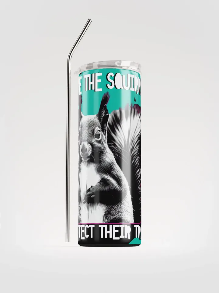 Peaceful Squirrel Stainless Steel Tumbler product image (1)