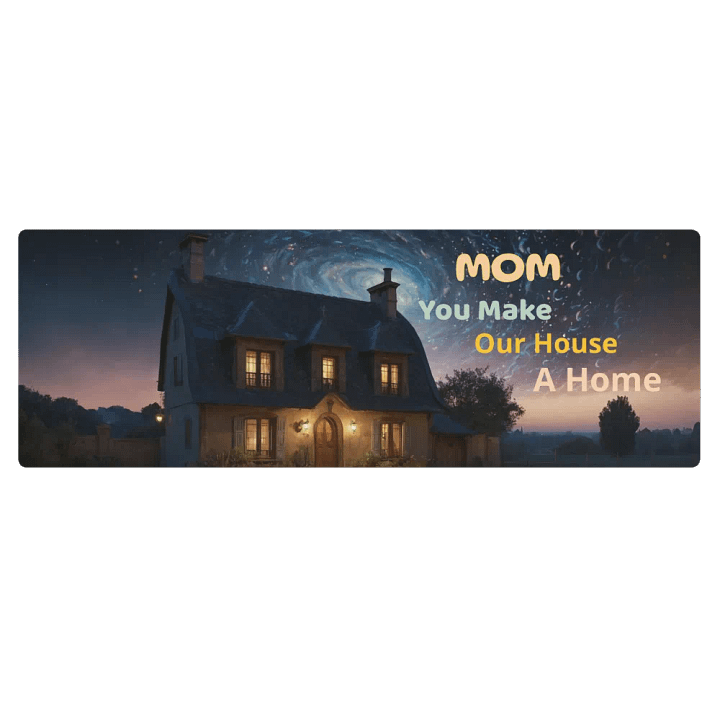 You Make Our House A Home Yoga Mat product image (2)