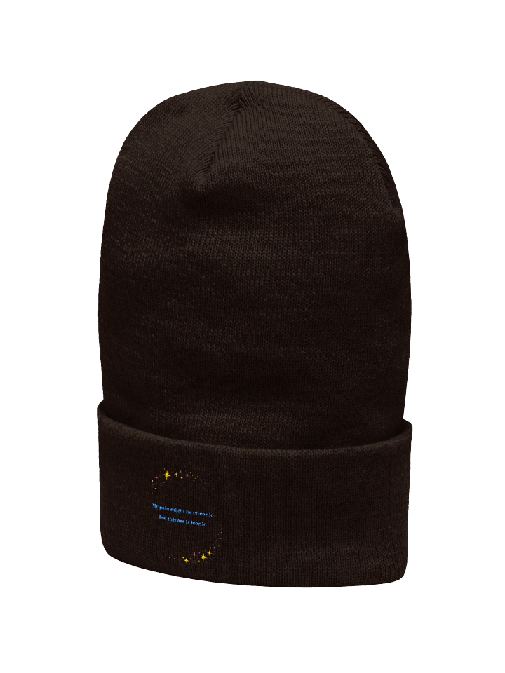 💫 My pain might be chronic, but this ass is iconic — Cuffed Beanie product image (11)