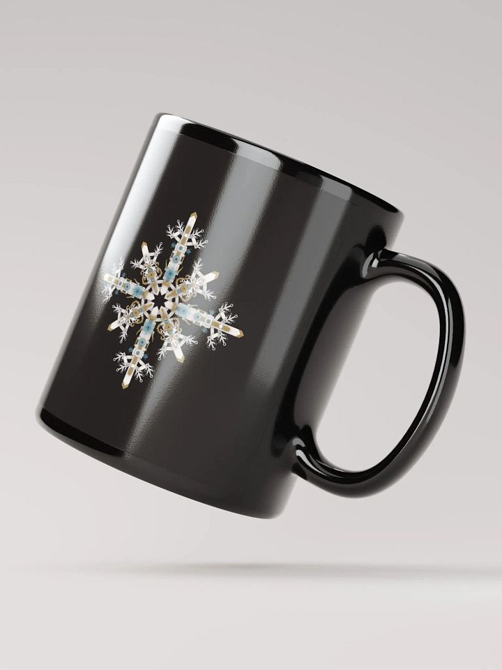 Christmas - Brick Snowflake - Black Mug product image (2)