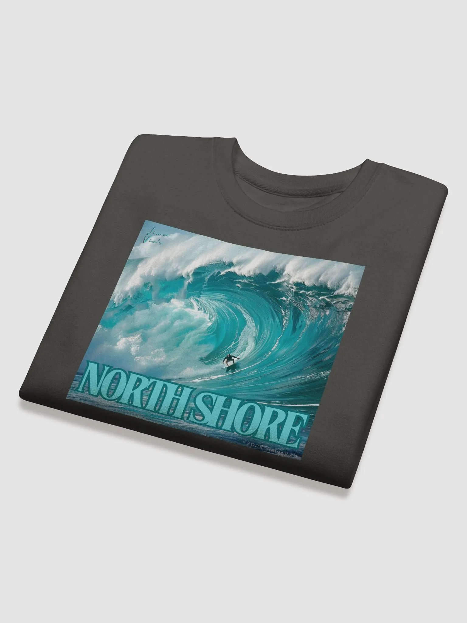 Jimee Vic's North Shore Big Wave Crewneck Sweatshirt product image (1)