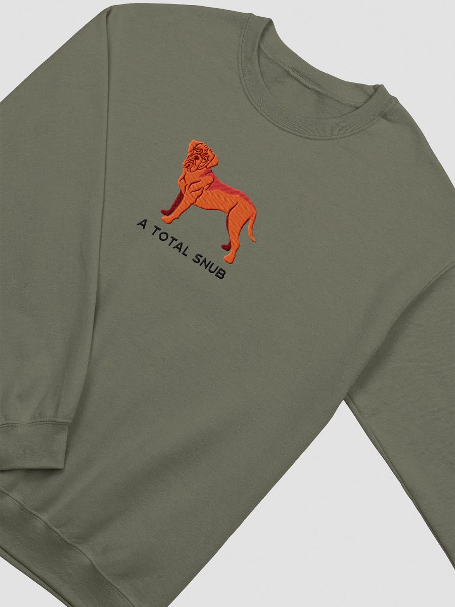 A Total Snub Sweatshirt (Embroidered) of a Dogue de Bordeaux(Red) product image (9)