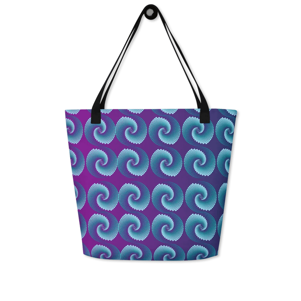 Spiral Symphony Large Tote Bag for arty ladies moms friends product image (4)