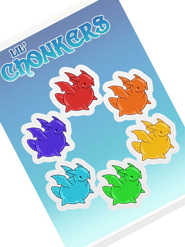 Lil Chonkers - Dragon Stickers product image (1)