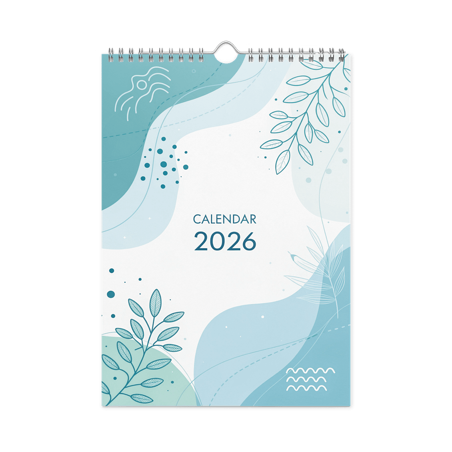 FLORAL INSPIRATIONAL QUOTES WALL CALENDAR 2026 product image (3)