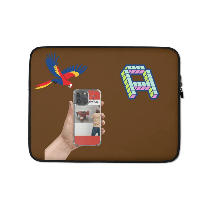 Parrot Paradise Laptop Sleeve product image (1)