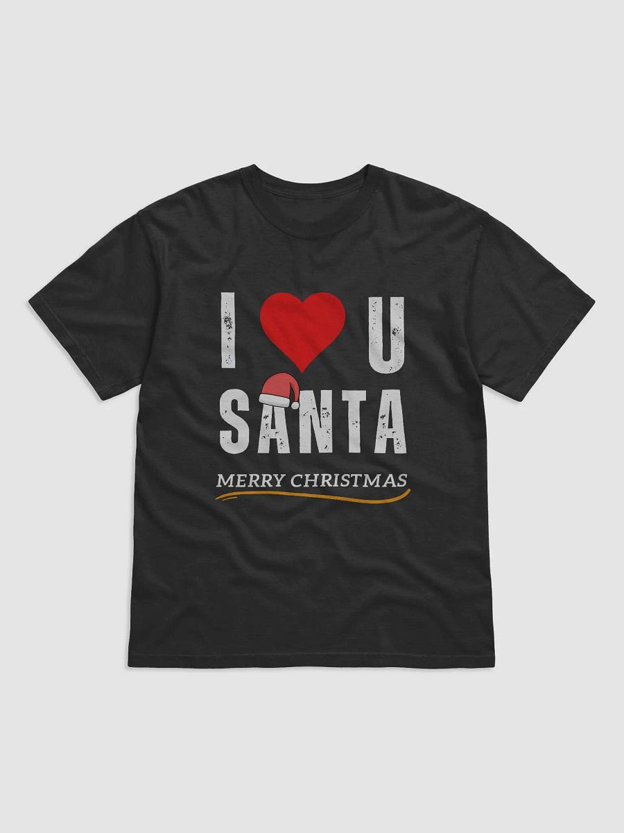 I love Santa Garment-Dyed Heavyweight T-Shirt product image (5)