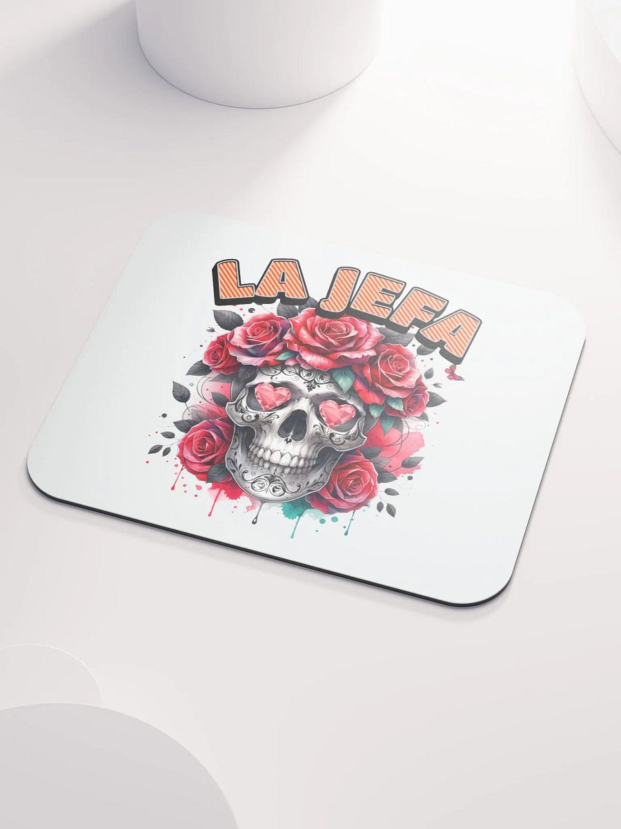 La Jefa Skull The Boss Rose Mouse Pad product image (3)