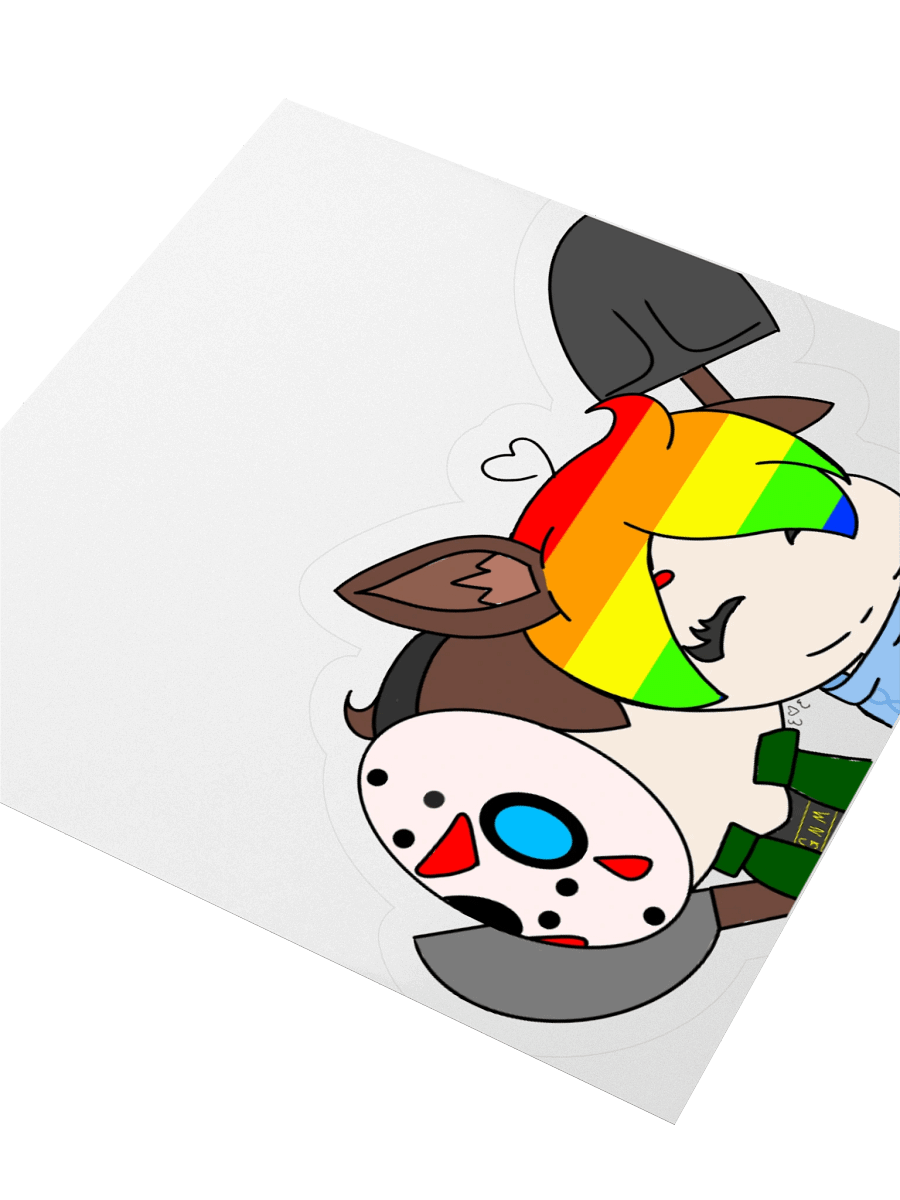 GNM X Empress Eevee Collab horror sticker product image (9)