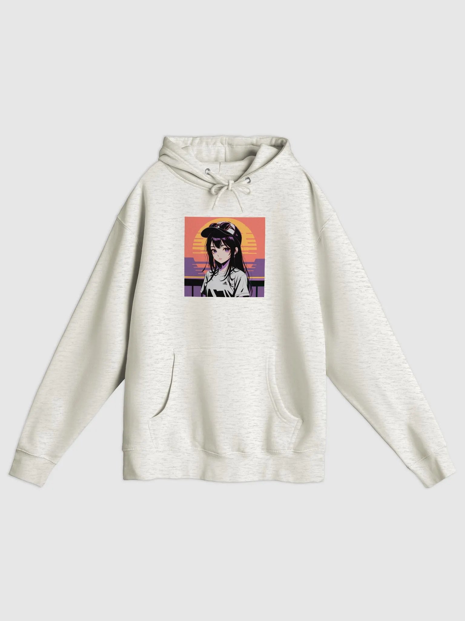Anime Girl Black hair Hoodie product image (1)