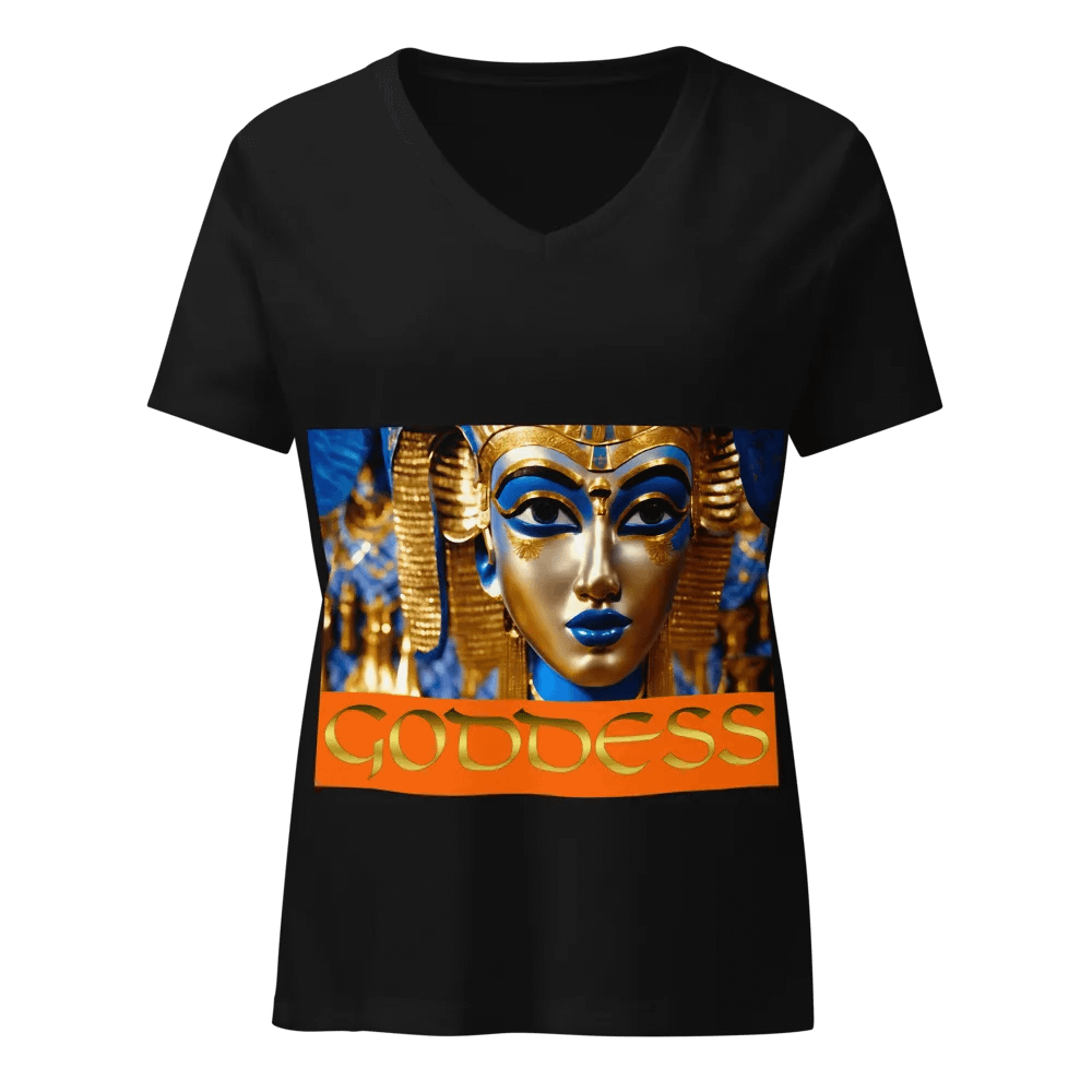 Deekstar Gold Goddess 2 V-Neck T-Shirt product image (1)