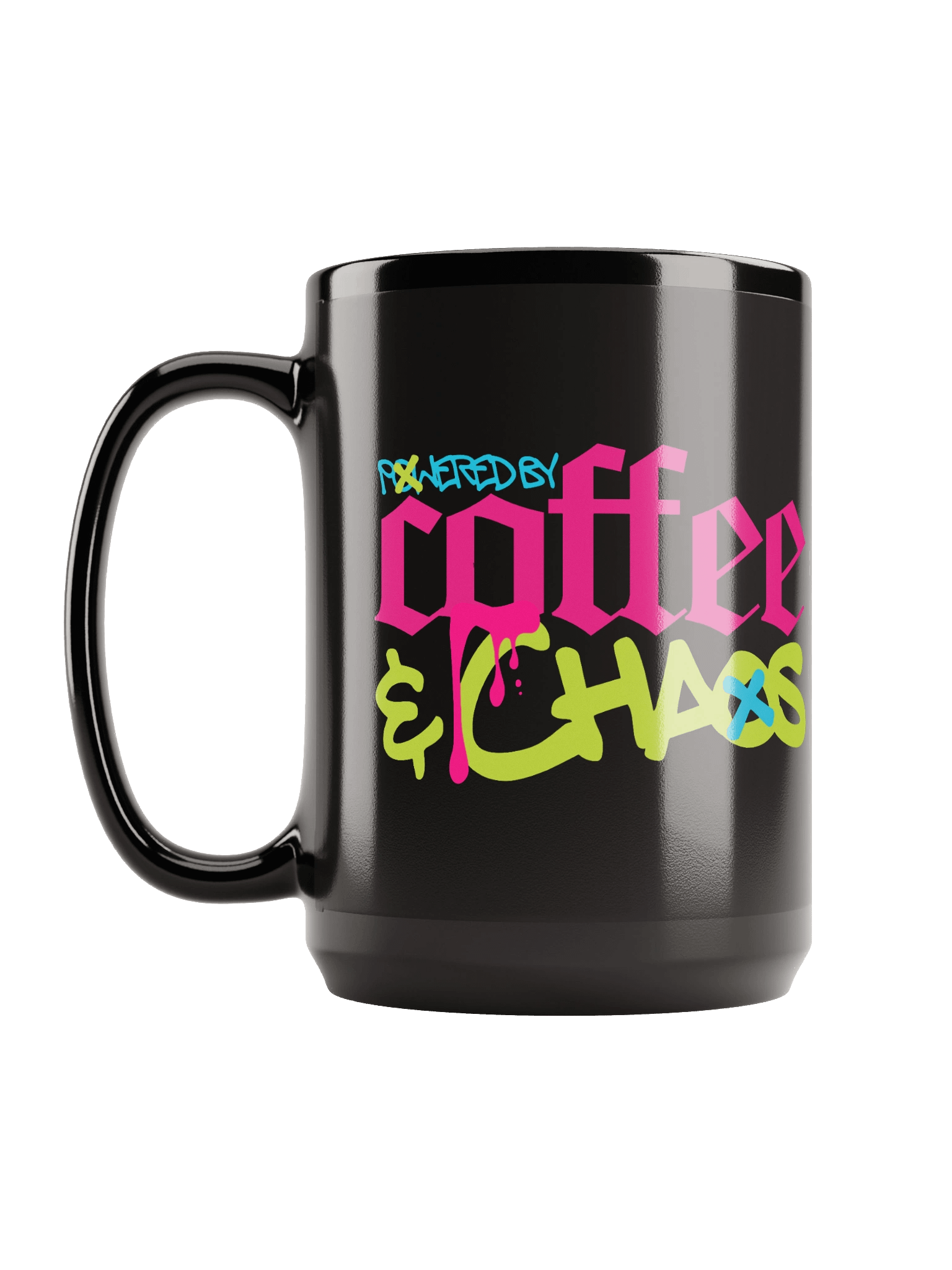 Powered by Coffee & Chaos Mug product image (6)