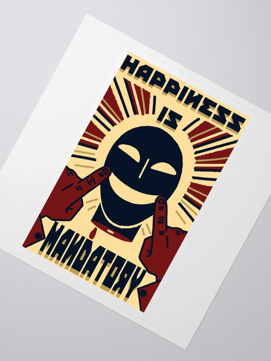 Happiness is Mandatory - Sticker product image (2)