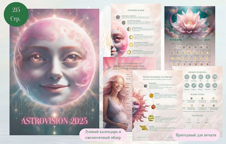 АСТРО КАЛЕНДАРЬ 2025 AstroVision product image (2)
