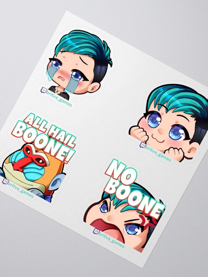 Emote Sticker Sheet 4 (4 stickers) product image (2)