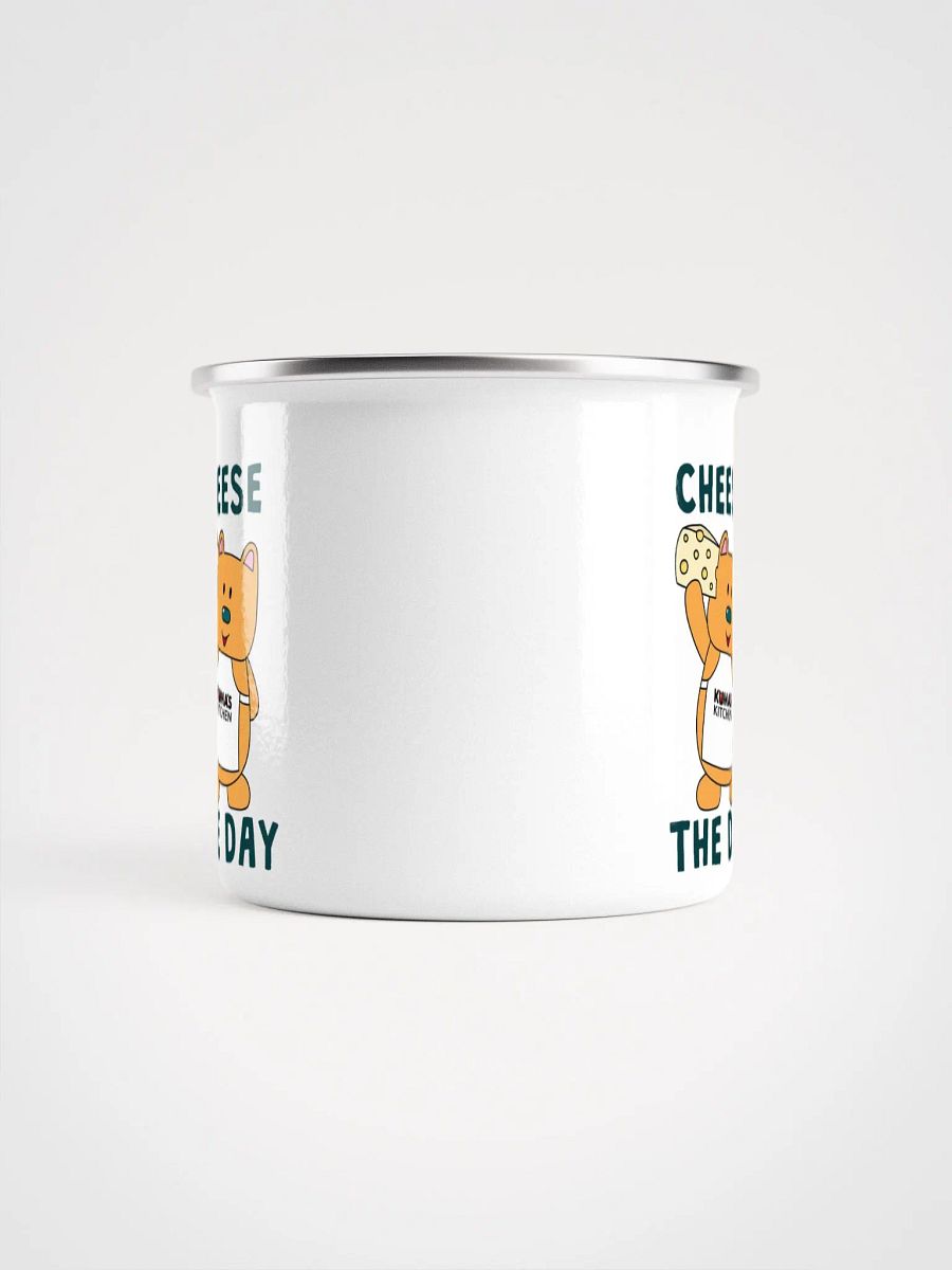Cheese the Day Enamel Mug product image (4)