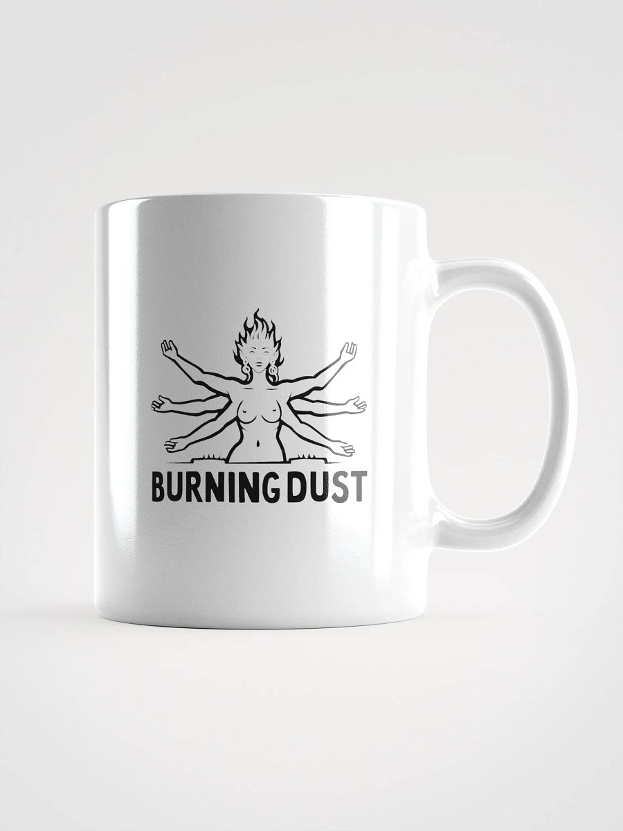 Burning Dust White Glossy Mug product image (1)