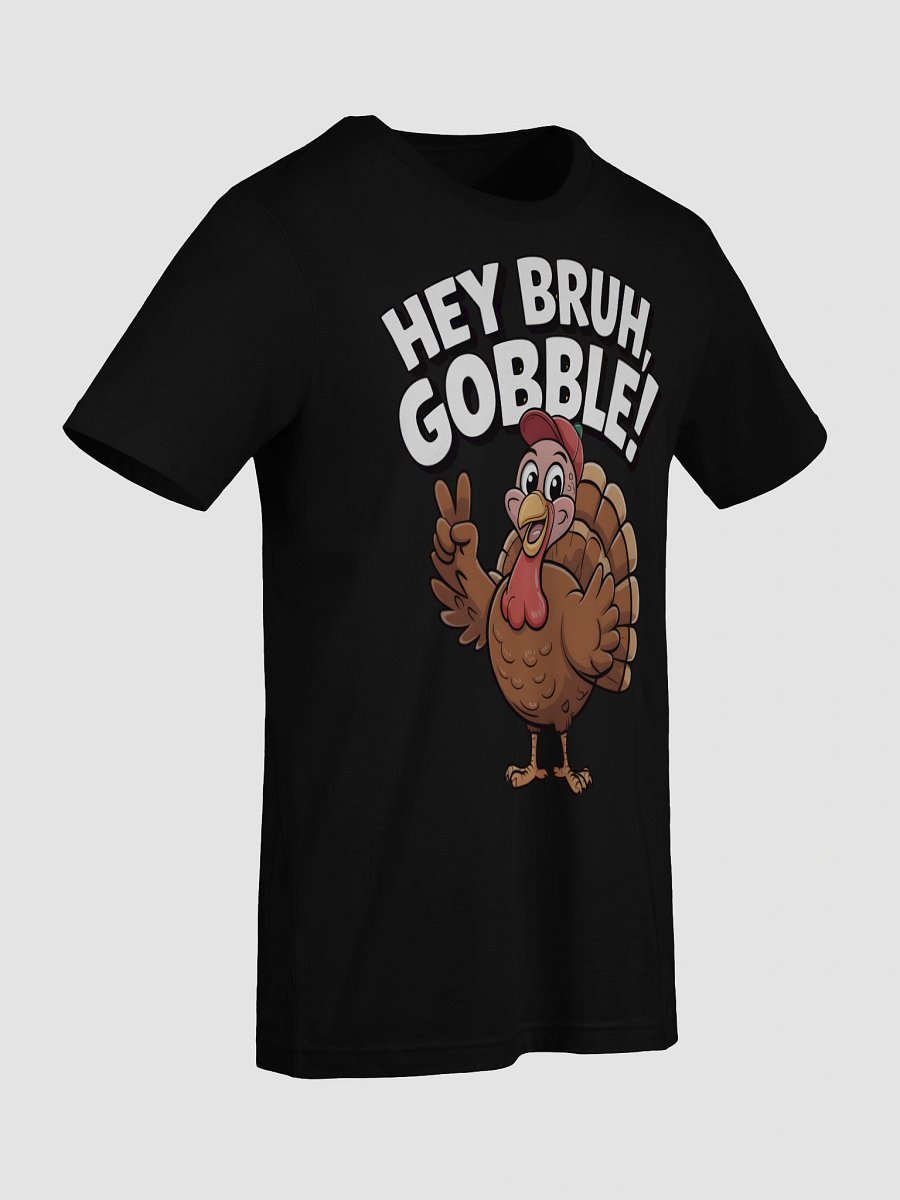 Gobble Peace Cartoon Turkey T-Shirt product image (94)