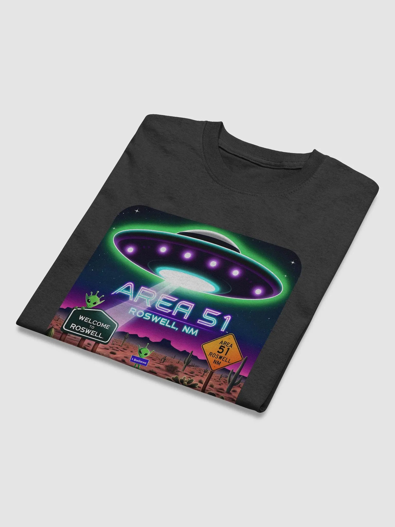Area 51 Roswell New Mexico Souvenir Travel Parody T-Shirt product image (6)