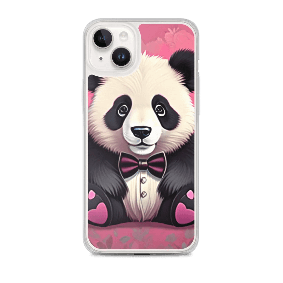 Panda Clear Case For iPhone product image (1)