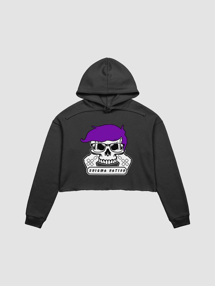 Enigma Nation Bella+Canvas Fleece Crop Hoodie product image (1)