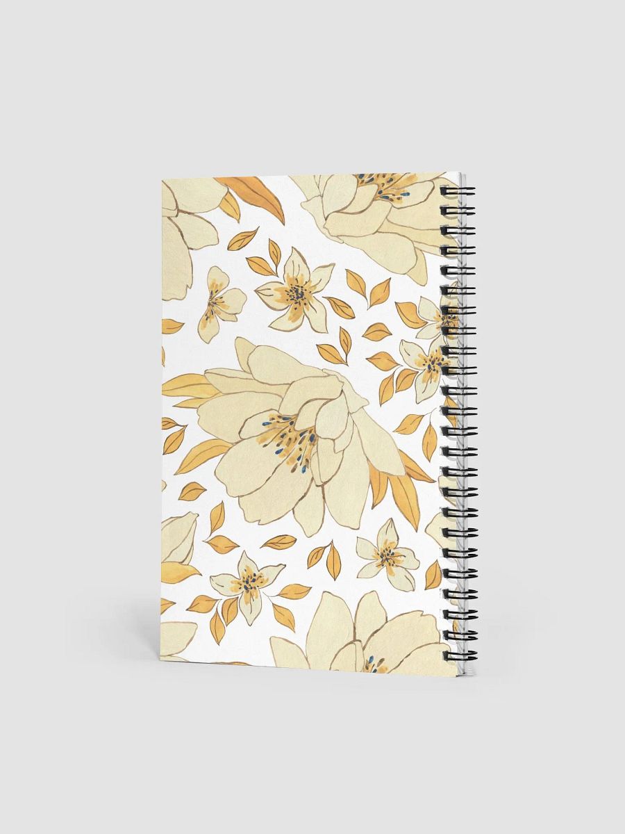 Yellow Flower Spiral Notebook product image (2)