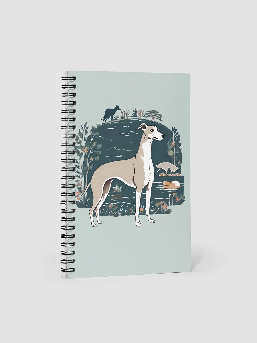 Botanical Greyhound Spiral Notebook product image (2)