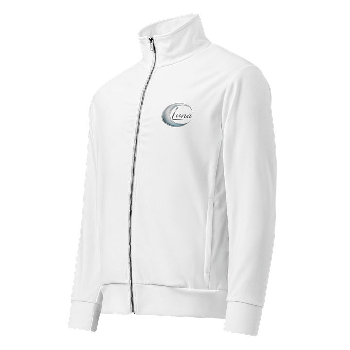 Luna Unisex All-Over Print Recycled Track Jacket - White, Sustainable, Warm product image (1)
