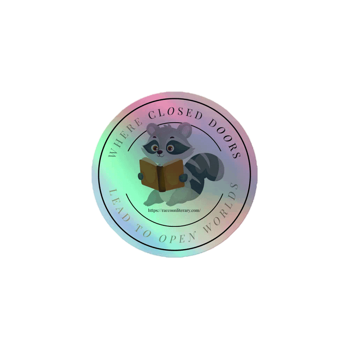 Closed Doors Open Worlds Holographic Sticker Sheet product image (1)