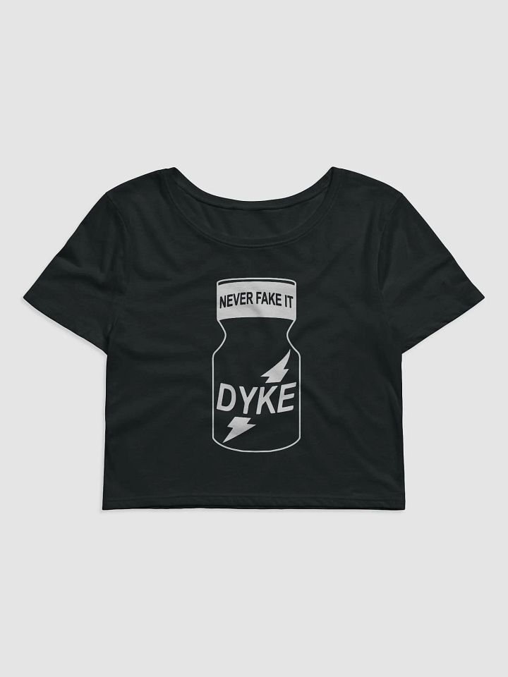 Dyke Poppers Cropped Tee 👃 Black product image (1)