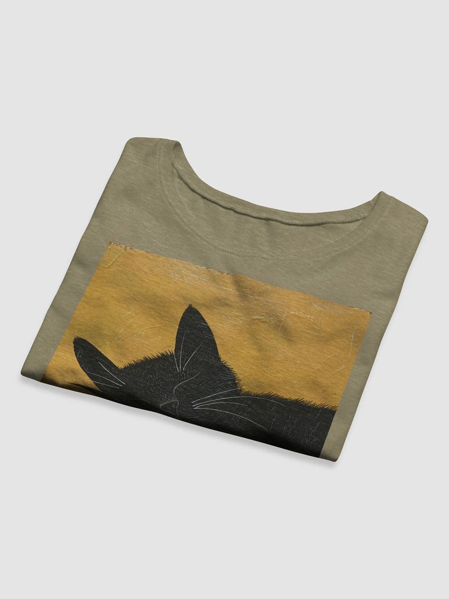 Bella+Canvas Women's Crop Tee -Sweet Sleeping Black Cat product image (8)