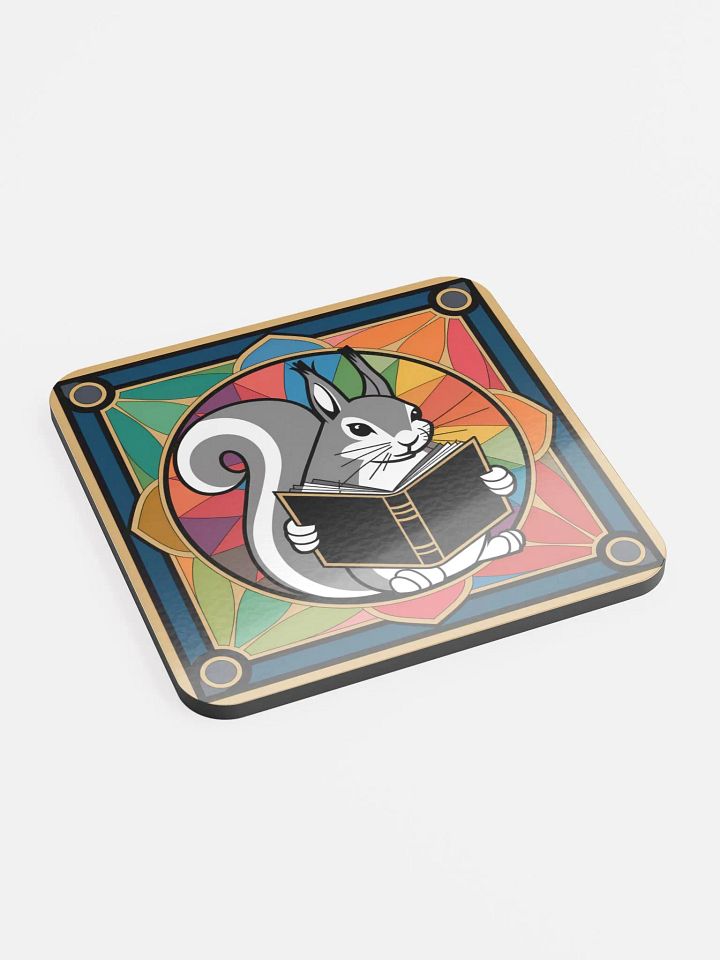 Coaster or micro art piece: reading pooky and stained glass product image (2)