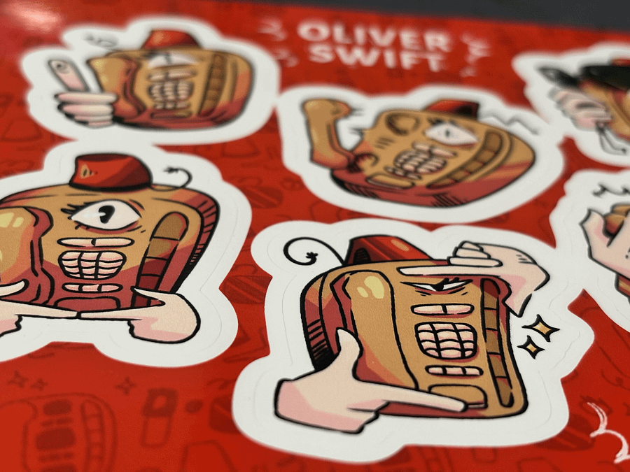 Oliver Swift Sticker Set product image (3)