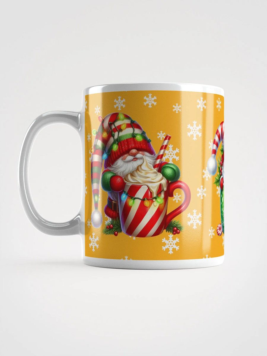 Happy Holidays Christmas Winter Vibes Gnome White Mug product image (6)