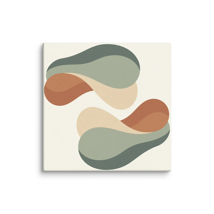 Serene Flow - Abstract Canva product image (1)