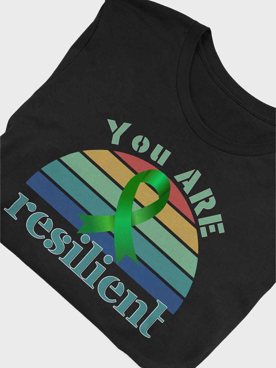 You Are Resilient, Ribbon Bella Canvas T-shirt. product image (1)