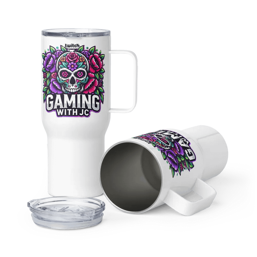 Sull Flower Twitch Logo Insulated cup product image (6)