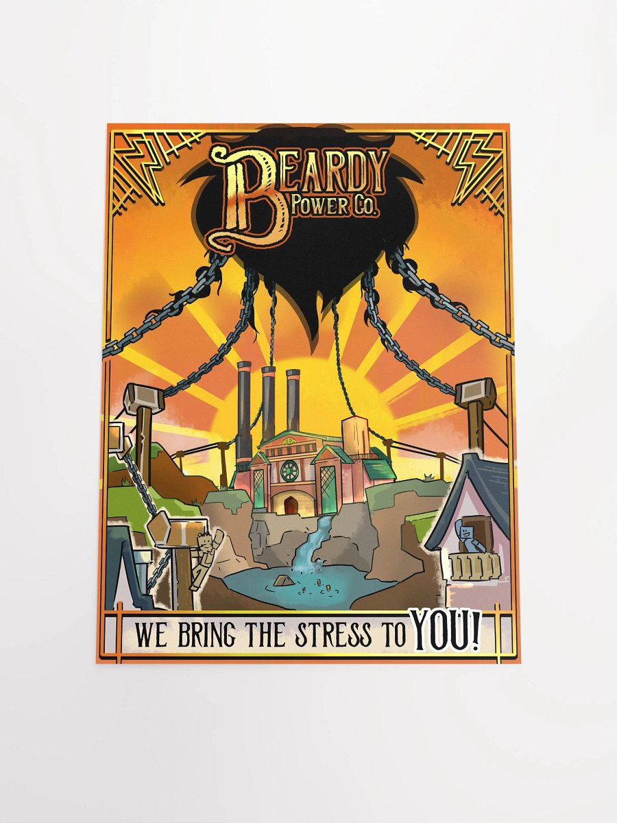 We bring the stress to YOU! print (Orange) product image (4)