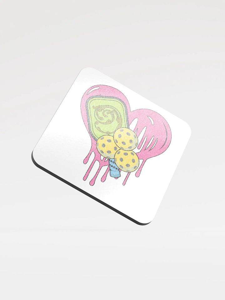 Heart Pickleball Melting Coaster Set product image (1)