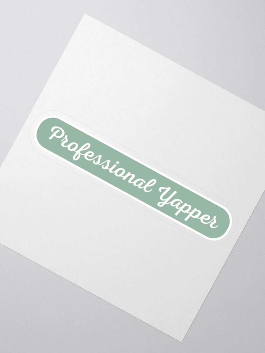 Professional Yapper Sticker - Sage product image (4)
