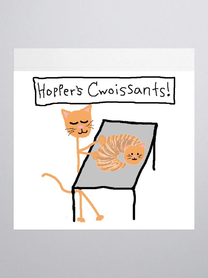Hopper Cwoissant Sticker product image (1)