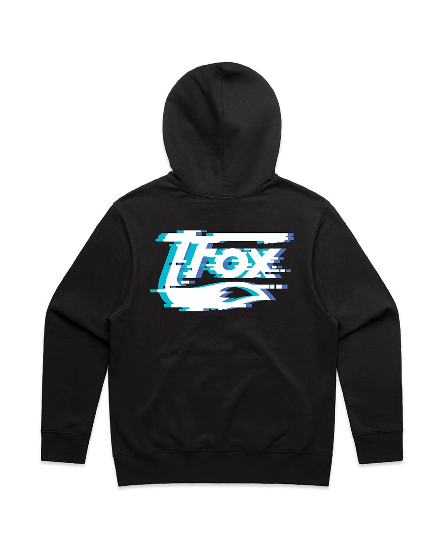 FOX GLITCH HOODIE- BLACK product image (2)