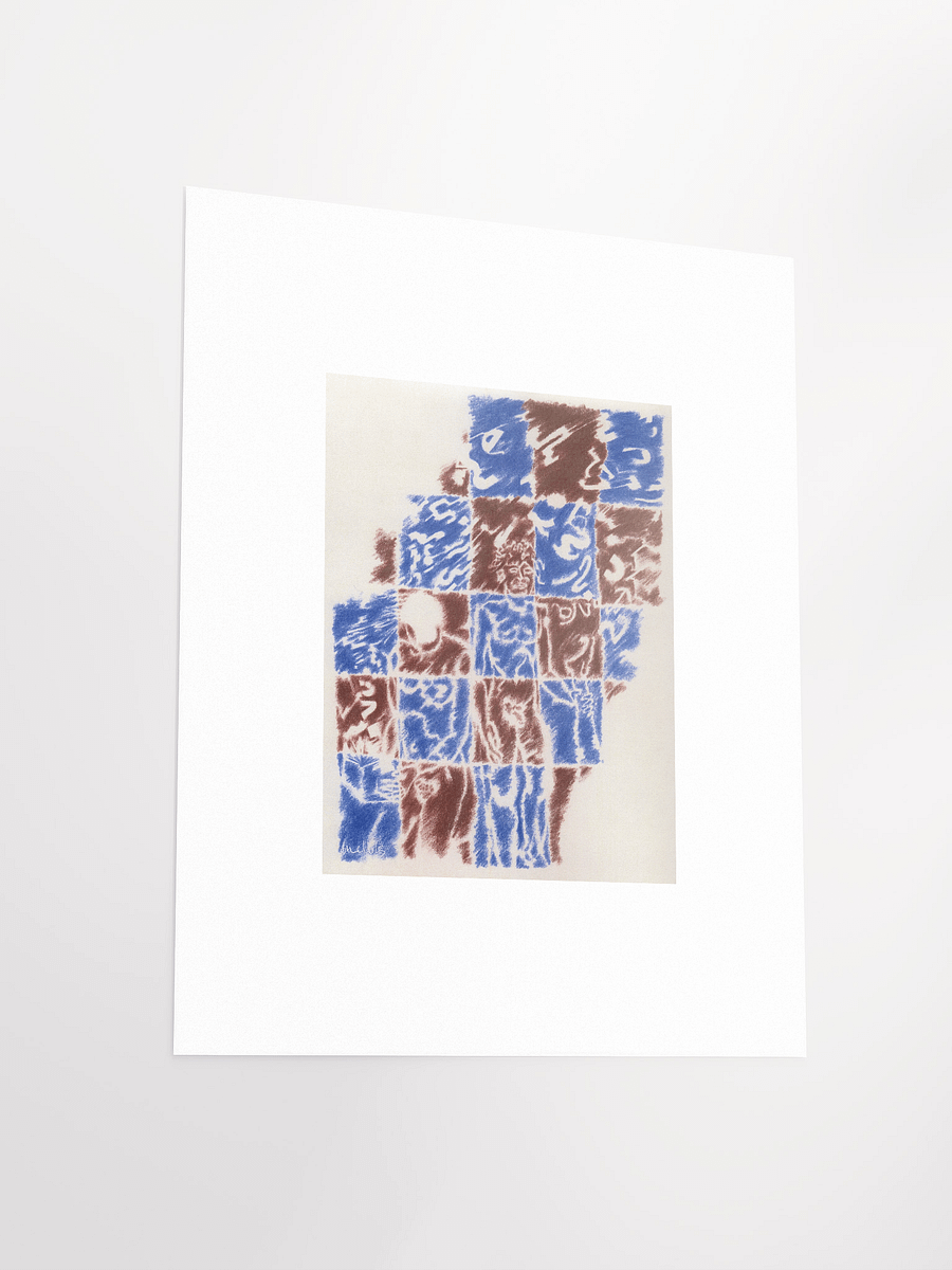 woman w/book/man w/leg circa '90 Print product image (4)