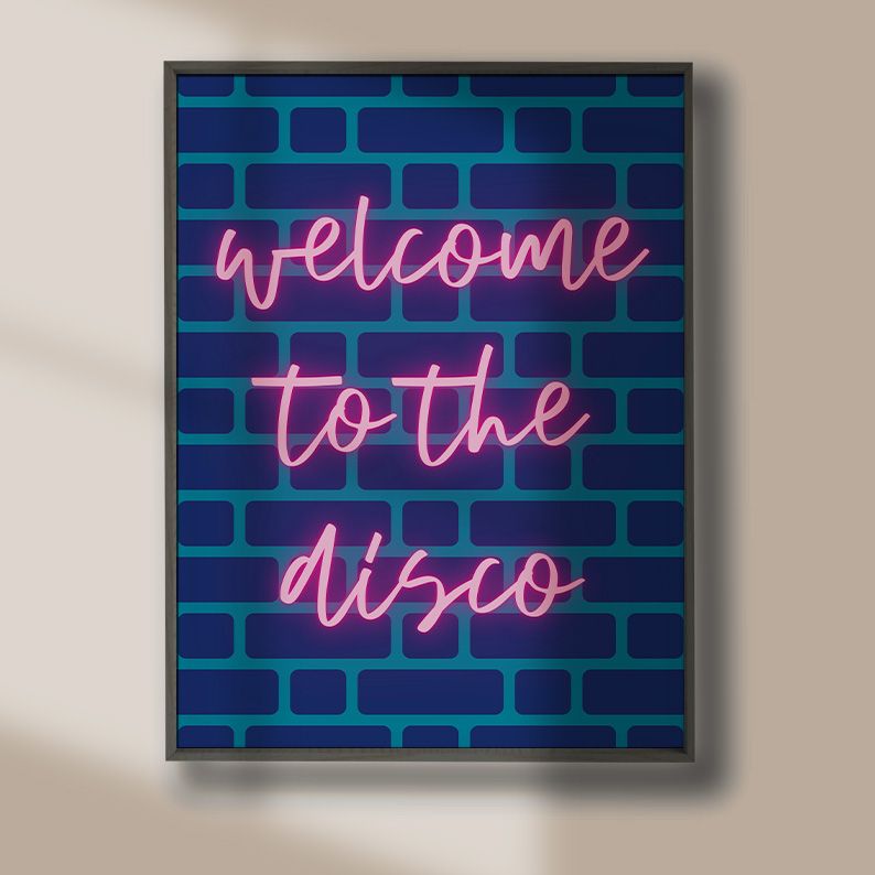 Disco Ball Retro Gallery Wall Set of 8 DIGITAL Prints product image (11)