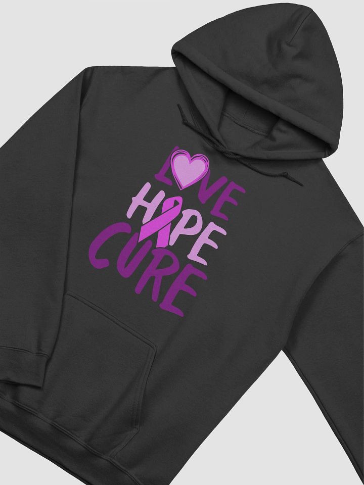 Love hope cure postal worker breast cancer HOODIE product image (2)