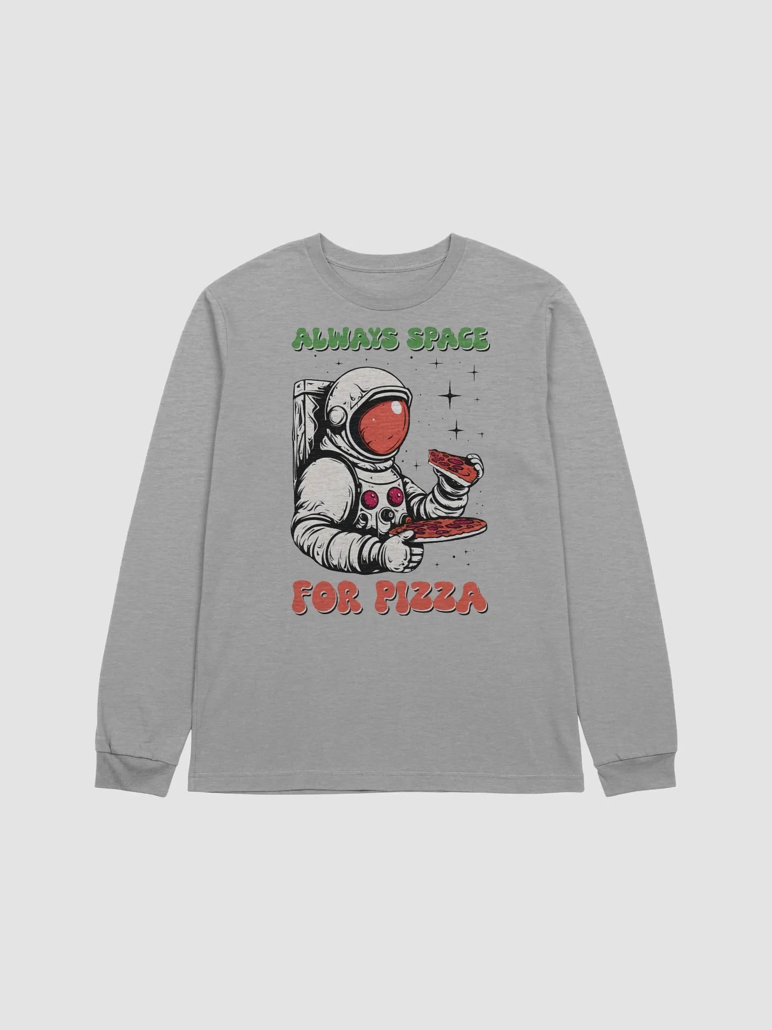 Space for Pizza Long Sleeve Tee product image (2)