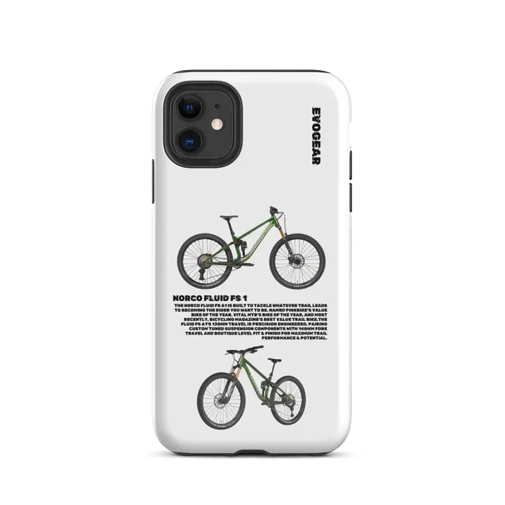 White Fluid FS 1 iPhone Case product image (2)
