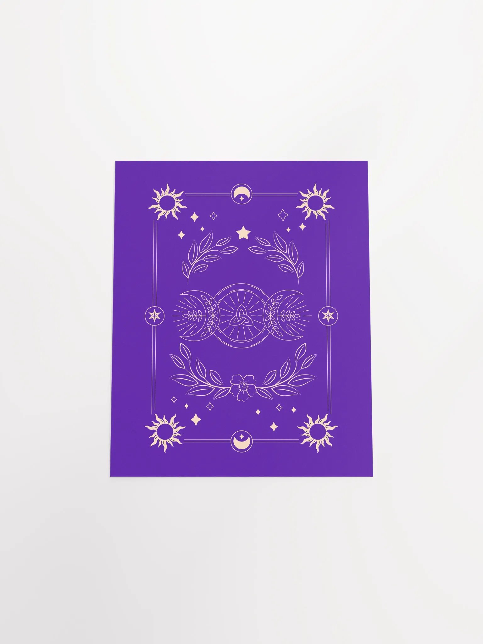 Maiden Mother Crone Purple Tarot Card Poster product image (4)