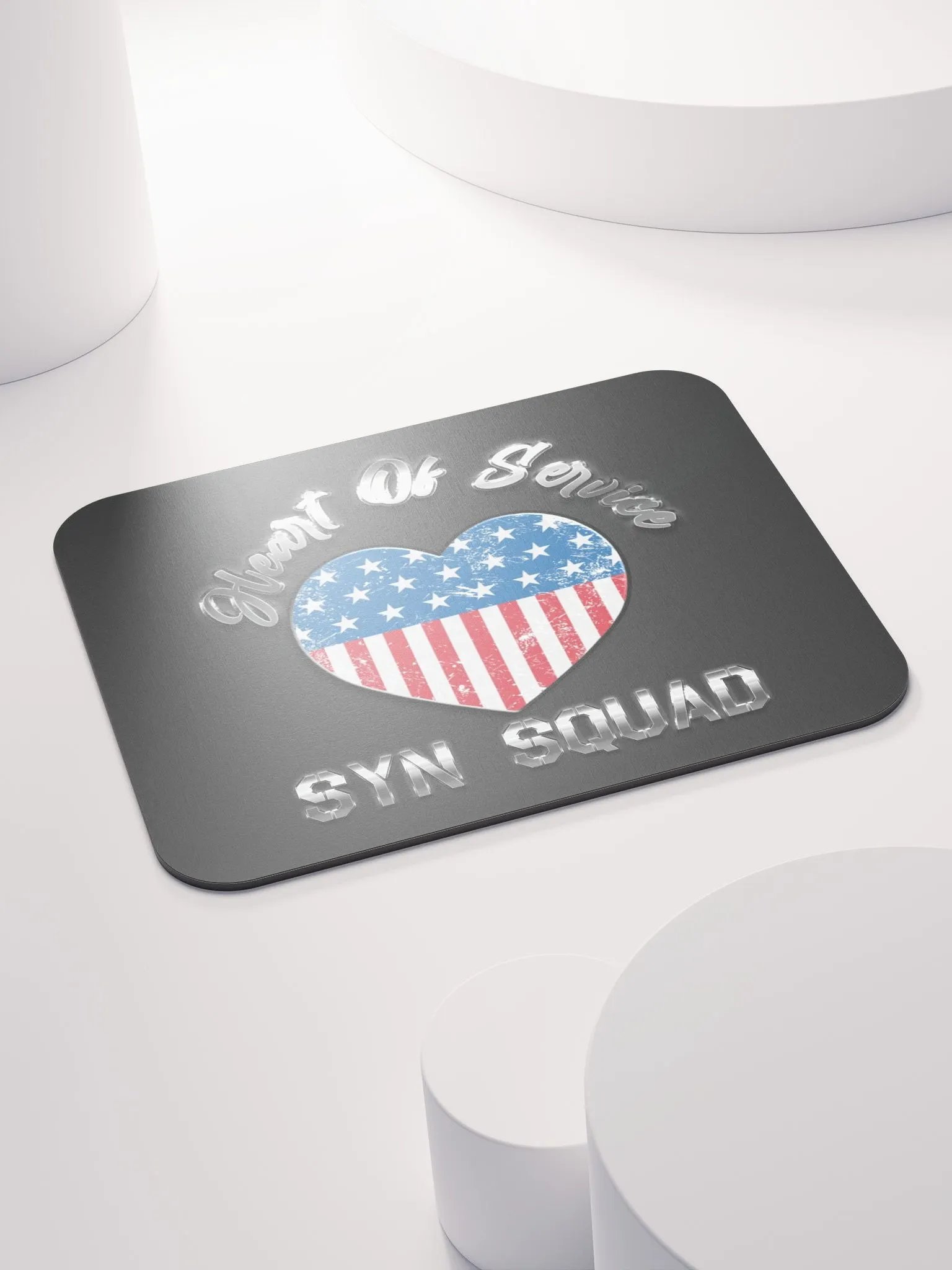 Heart of Service Flag - Mouse Pad product image (4)
