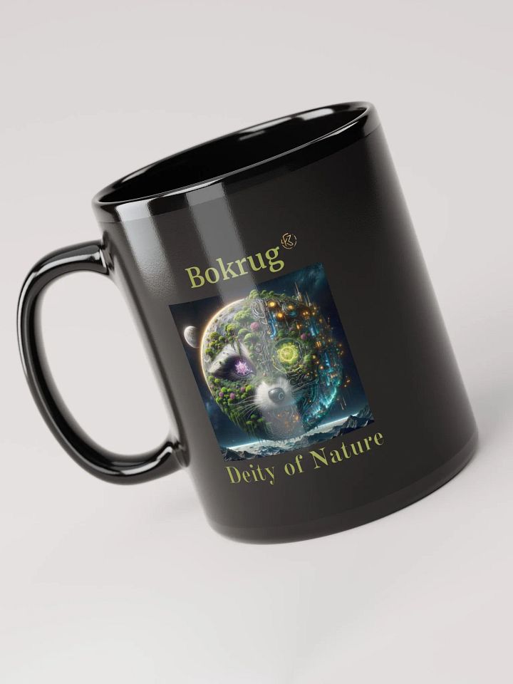 Supernal Bokrug | Black Glossy Mug product image (2)
